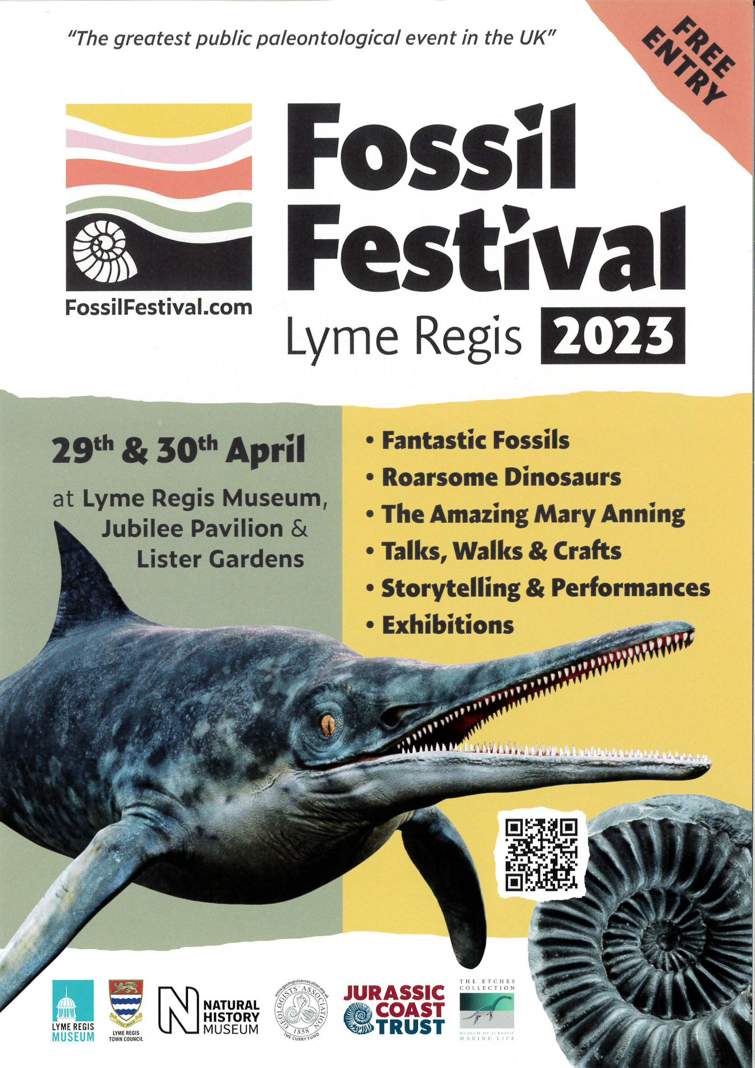 Lyme Regis Fossil Festival 2023 Lyme Regis Town Council